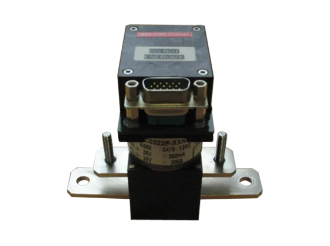 Electronic switch relay on mounting bracket