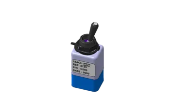 3D model of a toggle switch component.
